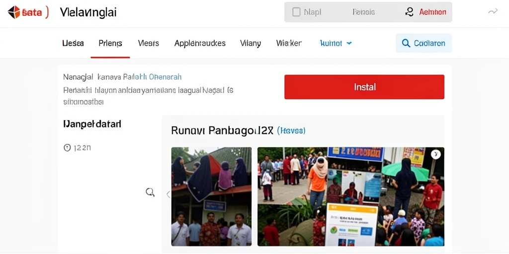 Tampilan antarmuka aplikasi yang menarik dan mudah dinavigasi.