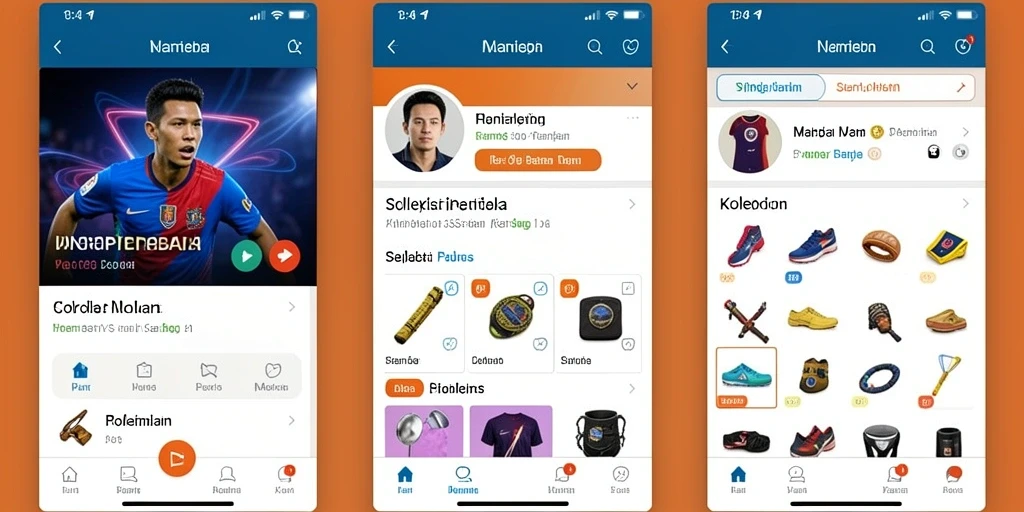 Tampilan antarmuka pengguna yang bersih dan modern.