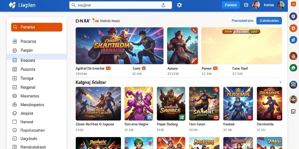 Tampilan antarmuka yang menarik dan user-friendly.