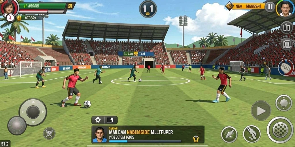 Tampilan awal yang menarik dan interaktif.