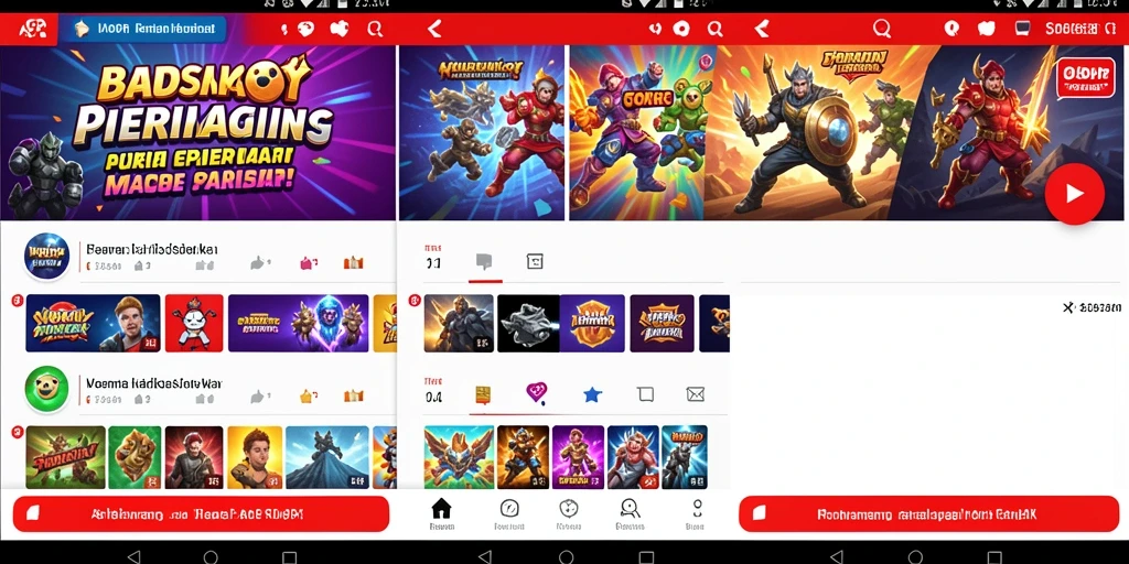 Tangkapan layar karakter menghadapi monster di arena.