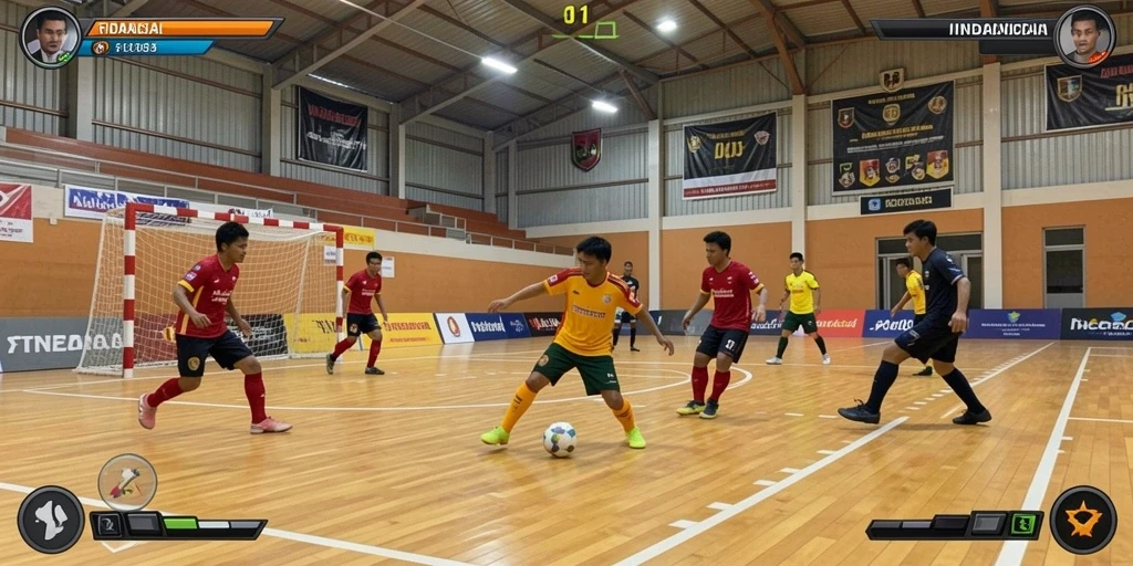 Screenshot menangkap aksi seru dalam game.